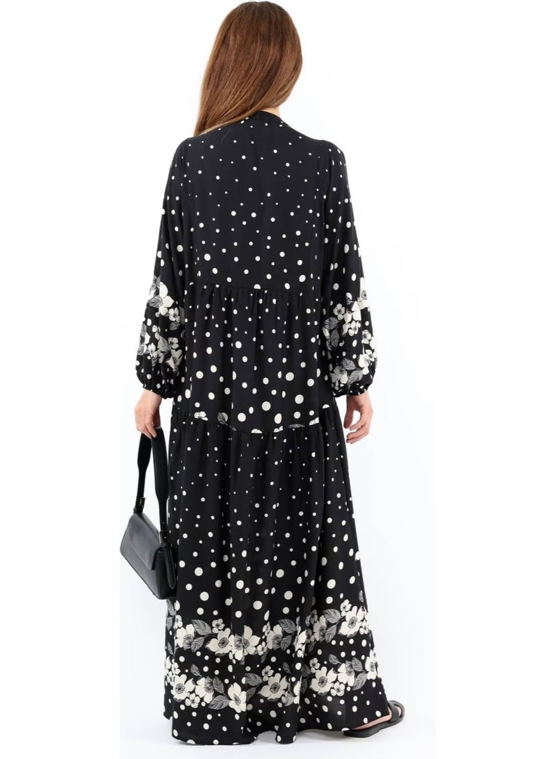 Ritnice Floral Print Maxi Dress - Image 3